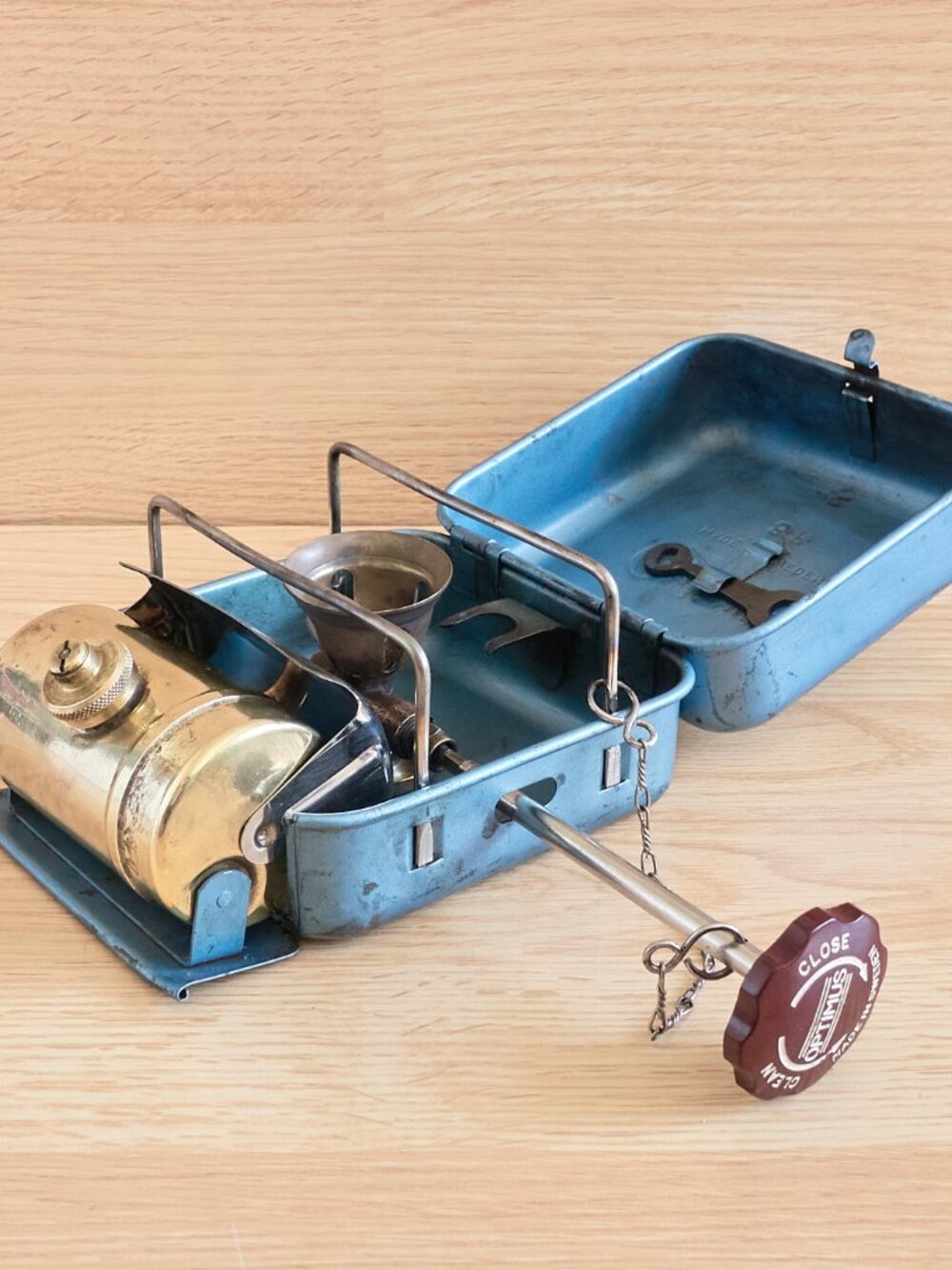 Optimus 8R Hunter Vintage Camping Stove Made in Sweden White Gas